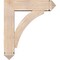 Ekena Millwork Thorton Arts and Crafts Smooth Bracket w/ Offset Brace, Douglas Fir, 7 1/2"W x 28"D x 32"H BKT0806X28X32THR03SDF - alternate 4